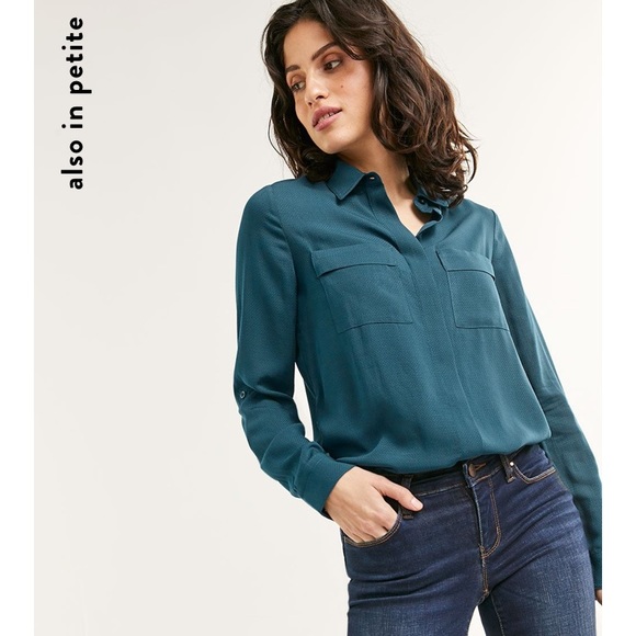 Dark green women’s blouse - Picture 1 of 7